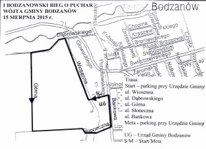 Trasa I Bodzanowskiego Biegu